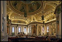 Interior of Cathedral Saint Joseph. San Jose, California, USA (color)