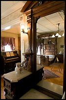 Last room of Sarah Winchester. Winchester Mystery House, San Jose, California, USA (color)