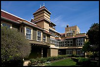 Garden and courtyard. Winchester Mystery House, San Jose, California, USA ( color)