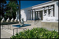Egyptian Museum at Rosicrucian Park. San Jose, California, USA (color)