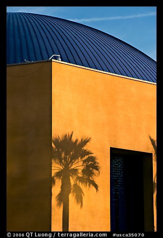 Tech Museum of innovation building detail. San Jose, California, USA (color)