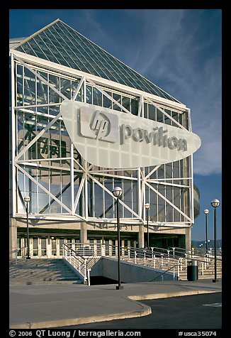 HP Pavilion (former Arena). San Jose, California, USA (color)