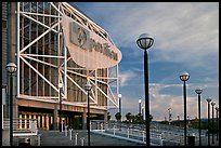 HP Pavilion at San Jose, sunset. San Jose, California, USA