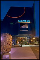 San Jose Repertory Theater at dusk. San Jose, California, USA (color)