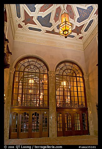 Entrance hall of California Theatre. San Jose, California, USA