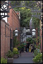 Alley, San Pedro Square. San Jose, California, USA ( color)