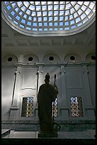 Main hall inside Cantor Center. Stanford University, California, USA (color)