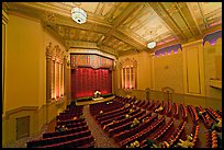 Stanford Theatre in Art Deco style. Palo Alto,  California, USA (color)