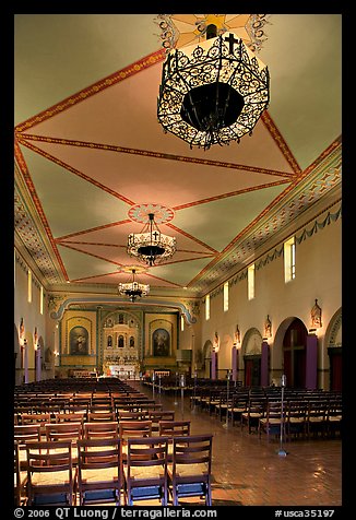 Chapel, historic Mission Santa Clara de Asis. Santa Clara,  California, USA