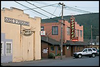 Main street, Pescadero. San Mateo County, California, USA ( color)