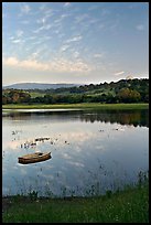 Lake Lagunata with the Dish in background. Stanford University, California, USA ( color)