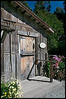 Barn-style shop, Allied Arts Guild. Menlo Park,  California, USA (color)