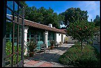 Courtyard, Allied Arts Guild. Menlo Park,  California, USA (color)