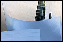 Steel curves, Walt Disney Concert Hall. Los Angeles, California, USA ( color)