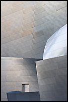 Steel Facade detail, Walt Disney Concert Hall. Los Angeles, California, USA ( color)