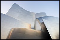 Stainless steel surfaces of the Gehry designed Walt Disney Concert Hall. Los Angeles, California, USA ( color)