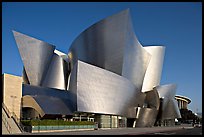 Walt Disney Concert Hall, early morning. Los Angeles, California, USA