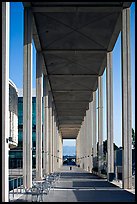 Gallery in the Music Center. Los Angeles, California, USA (color)