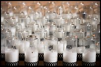 Candles outside the Cathedral of our Lady of the Angels. Los Angeles, California, USA (color)