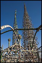 Whimsical Watts Towers. Watts, Los Angeles, California, USA