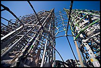 Simon Rodia  Watts Towers. Watts, Los Angeles, California, USA