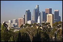 Financial center skyline. Los Angeles, California, USA (color)