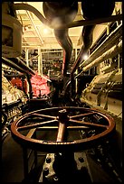 Boiler room of the Queen Mary. Long Beach, Los Angeles, California, USA ( color)