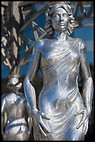 Statue of actress  Dorothy Dandridge. Hollywood, Los Angeles, California, USA ( color)