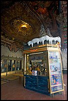 Box office of El Capitan Theatre. Hollywood, Los Angeles, California, USA (color)