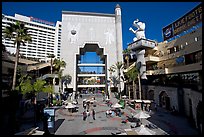 Babylon court of the Hollywood and Highland complex. Hollywood, Los Angeles, California, USA (color)