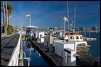 Harbor. Marina Del Rey, Los Angeles, California, USA (color)