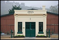 Tiny historic jail. Half Moon Bay, California, USA