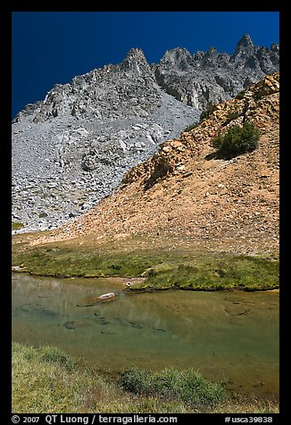 Colorful rocks on Inconsolable Range. California, USA (color)