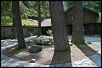 Vikingsholm courtyard, South Lake Tahoe, California. USA