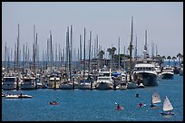 Santa Barbara Harbor. Santa Barbara, California, USA (color)