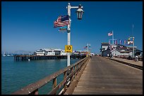 Stearns Wharf. Santa Barbara, California, USA (color)