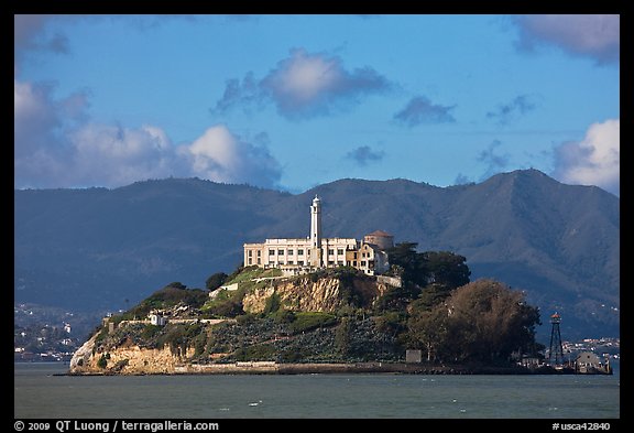 Alcatraz Island and prison. San Francisco, California, USA