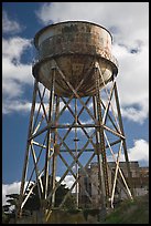 Water cistern, Alcatraz Island. San Francisco, California, USA