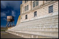 Recreation Yard and water tower, Alcatraz. San Francisco, California, USA