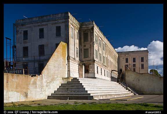 Cellhouse building, Alcatraz Penitentiary. San Francisco, California, USA