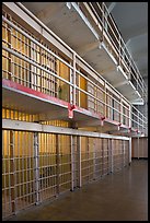 Inside cellhouse building. San Francisco, California, USA