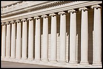 Columns, California Palace of the Legion of Honor. San Francisco, California, USA (color)