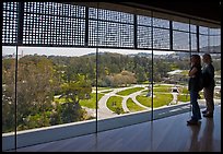 Observation room on top of Hamon Tower, De Young museum, Golden Gate Park. San Francisco, California, USA ( color)