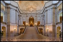 Inside San Francisco City Hall. San Francisco, California, USA