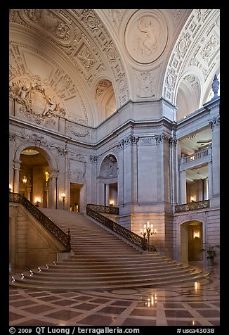 City Hall interior. San Francisco, California, USA