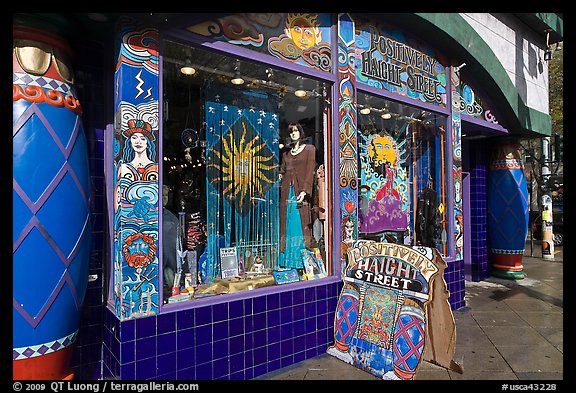 Positively Haight Street store. San Francisco, California, USA (color)