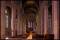 Grace Cathedral interior. San Francisco, California, USA