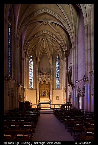 Side chapel, Grace Cathedral. San Francisco, California, USA (color)