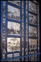 Ghiberti doors called Gates of Paradize, Grace Cathedral. San Francisco, California, USA (color)