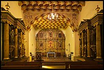 Chapel of Mission San Francisco de Asis. San Francisco, California, USA (color)